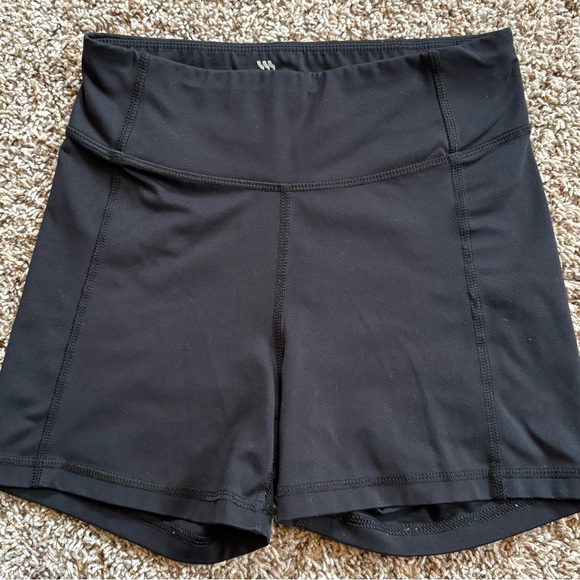 all in motion Pants - All in Motion Women’s Black Bike Shorts High-Waisted Stretch Size XS